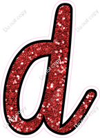 CUL 23.5" Individuals - Red Sparkle d