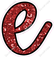 CUL 23.5" Individuals - Red Sparkle e