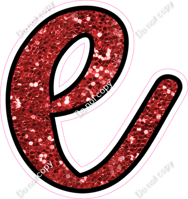 CUL 23.5" Individuals - Red Sparkle e