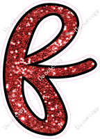 CUL 23.5" Individuals - Red Sparkle f