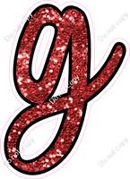 CUL 23.5" Individuals - Red Sparkle g