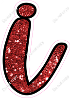 CUL 23.5" Individuals - Red Sparkle i