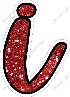 CUL 23.5" Individuals - Red Sparkle i