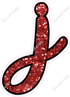 CUL 23.5" Individuals - Red Sparkle j