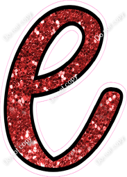 CUL 23.5" Individuals - Red Sparkle l