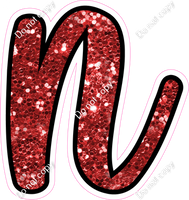 CUL 23.5" Individuals - Red Sparkle n