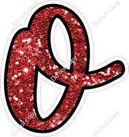 CUL 23.5" Individuals - Red Sparkle o