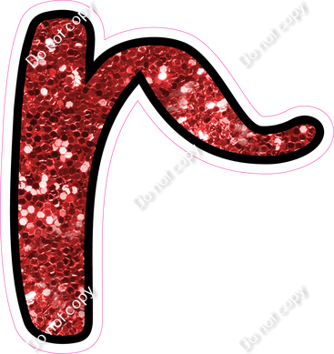 CUL 23.5" Individuals - Red Sparkle r