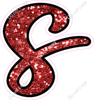 CUL 23.5" Individuals - Red Sparkle s