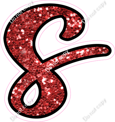 CUL 23.5" Individuals - Red Sparkle s