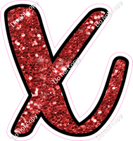 CUL 23.5" Individuals - Red Sparkle x