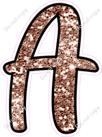 CUL 23.5" Individuals - Rose Gold Sparkle A