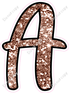 CUL 23.5" Individuals - Rose Gold Sparkle A