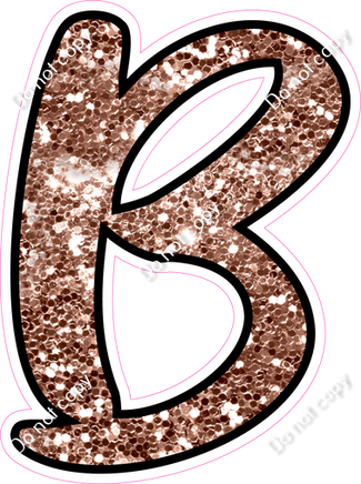 CUL 23.5" Individuals - Rose Gold Sparkle B