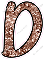 CUL 23.5" Individuals - Rose Gold Sparkle D