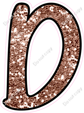 CUL 23.5" Individuals - Rose Gold Sparkle D