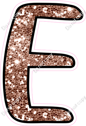 CUL 23.5" Individuals - Rose Gold Sparkle E