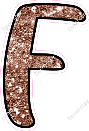 CUL 23.5" Individuals - Rose Gold Sparkle F