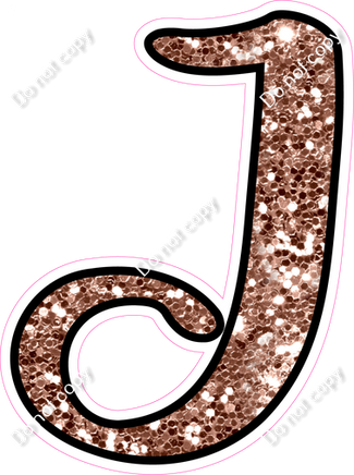 CUL 23.5" Individuals - Rose Gold Sparkle J