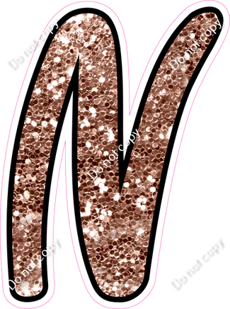 CUL 23.5" Individuals - Rose Gold Sparkle N