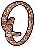 CUL 23.5" Individuals - Rose Gold Sparkle O