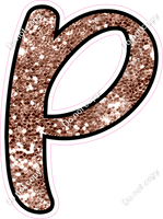 CUL 23.5" Individuals - Rose Gold Sparkle P