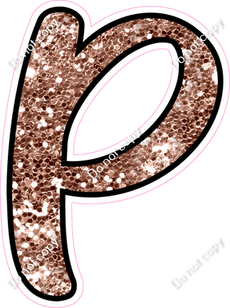 CUL 23.5" Individuals - Rose Gold Sparkle P