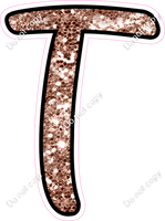 CUL 23.5" Individuals - Rose Gold Sparkle T