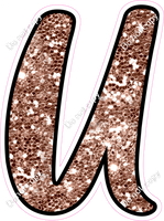 CUL 23.5" Individuals - Rose Gold Sparkle U