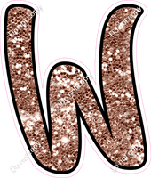 CUL 23.5" Individuals - Rose Gold Sparkle W