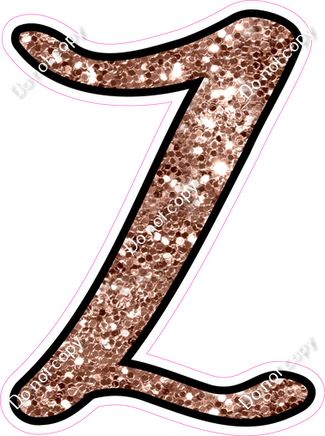 CUL 23.5" Individuals - Rose Gold Sparkle Z