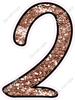 CUL 23.5" Individuals - Rose Gold Sparkle 2