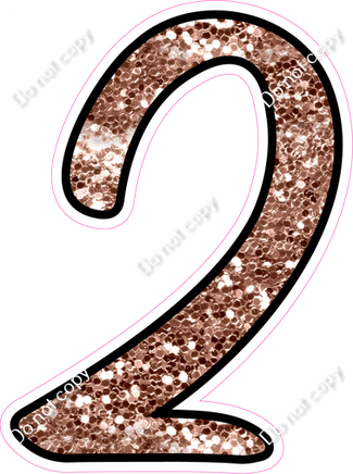 CUL 23.5" Individuals - Rose Gold Sparkle 2