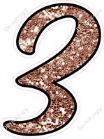 CUL 23.5" Individuals - Rose Gold Sparkle 3