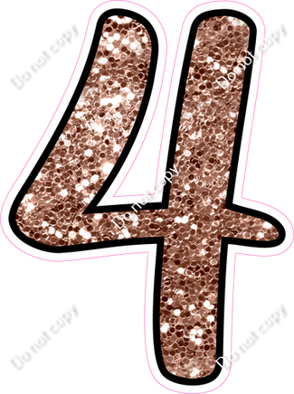 CUL 23.5" Individuals - Rose Gold Sparkle 4