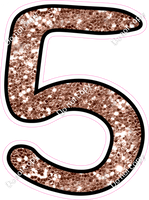 CUL 23.5" Individuals - Rose Gold Sparkle 5