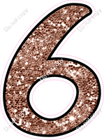 CUL 23.5" Individuals - Rose Gold Sparkle 6