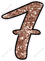 CUL 23.5" Individuals - Rose Gold Sparkle 7