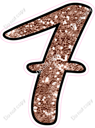 CUL 23.5" Individuals - Rose Gold Sparkle 7