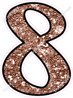 CUL 23.5" Individuals - Rose Gold Sparkle 8