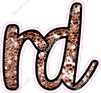 CUL 23.5" Individuals - Rose Gold Sparkle RD