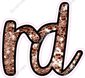 CUL 23.5" Individuals - Rose Gold Sparkle RD