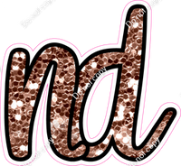 CUL 23.5" Individuals - Rose Gold Sparkle ND