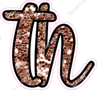 CUL 23.5" Individuals - Rose Gold Sparkle TH