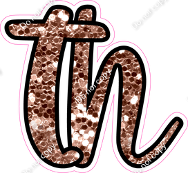 CUL 23.5" Individuals - Rose Gold Sparkle TH