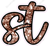 CUL 23.5" Individuals - Rose Gold Sparkle ST