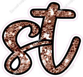 CUL 23.5" Individuals - Rose Gold Sparkle ST