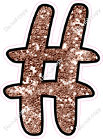 CUL 23.5" Individuals - Rose Gold Sparkle #