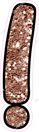 CUL 23.5" Individuals - Rose Gold Sparkle !