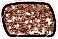 CUL 23.5" Individuals - Rose Gold Sparkle Dash